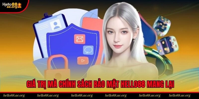 Giá trị mà chính sách bảo mật Hello88 mang lại